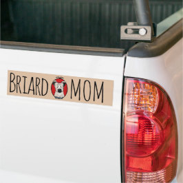 KiniArt Briard Autoaufkleber