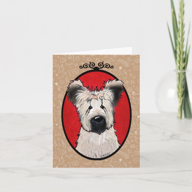 KiniArt Briard Card Karte (Vorderseite)
