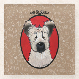 KiniArt Briard Glasuntersetzer