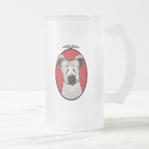 KiniArt Briard Mattglas Bierglas