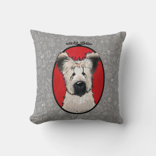 KiniArt Briard Throw Pillow Kissen