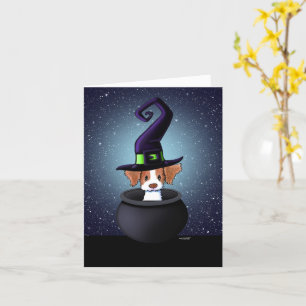 KiniArt Brittany Hexe Halloween Karte