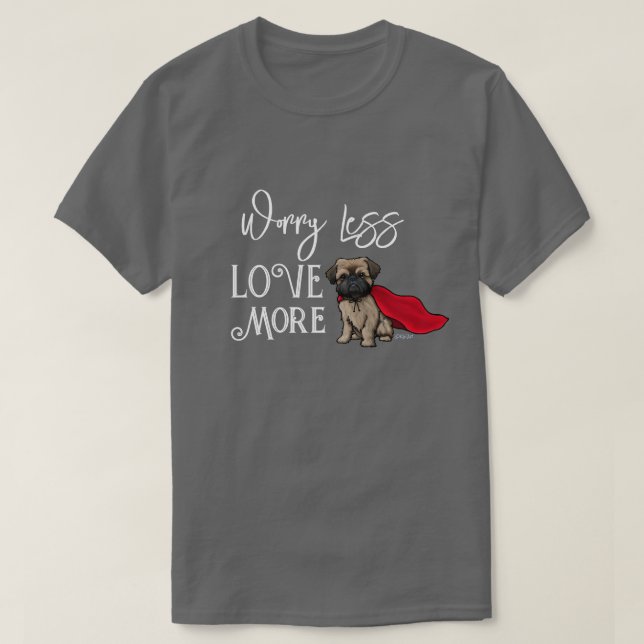 KiniArt Brussels Griffon T-Shirt (Design vorne)