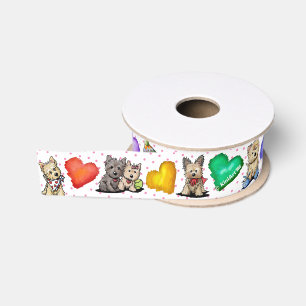 KiniArt™ Cairn Terrier Puppy-Liebe Ripsband