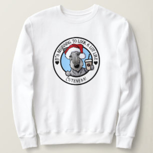 KiniArt Cesky Terrier Christmas Sweatshirt