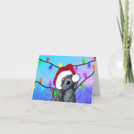 KiniArt Christmas Doodle Feiertagskarte