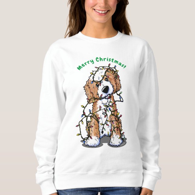 KiniArt Christmas DoodleMoji Sweatshirt (Vorderseite)
