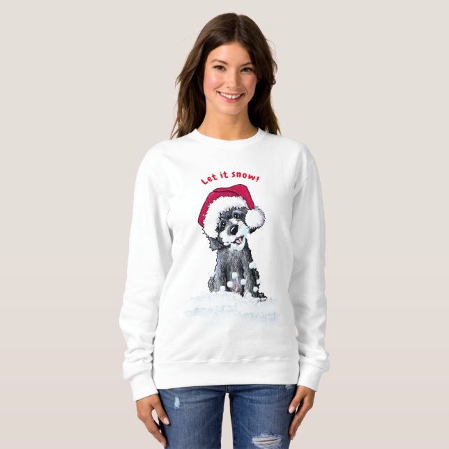 KiniArt Christmas DoodleMoji Sweatshirt (Vorne ganz)