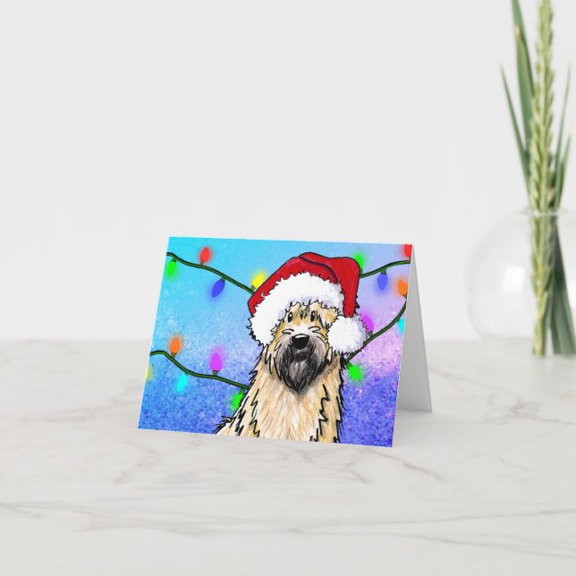 KiniArt Christmas Wheatie Feiertagskarte (Vorderseite)
