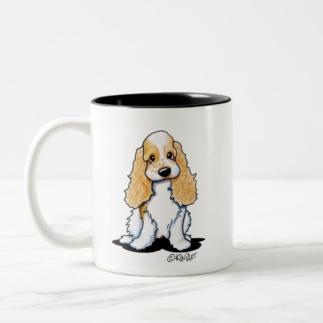 KiniArt Cocker Spaniel Tasse (Links)