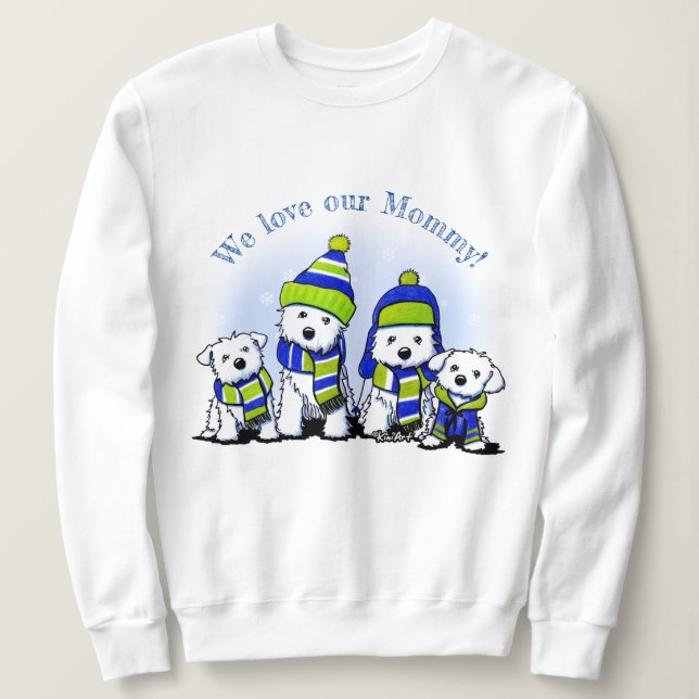 KiniArt Cosy Crew Hogs Sweatshirt (Design vorne)