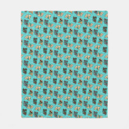KiniArt Cutieface Cairn Fleece Blanket