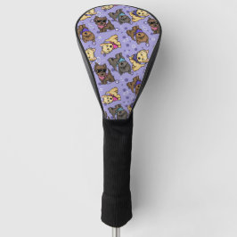 KiniArt Cutieface Cairn Golf Head Cover Golf Headcover