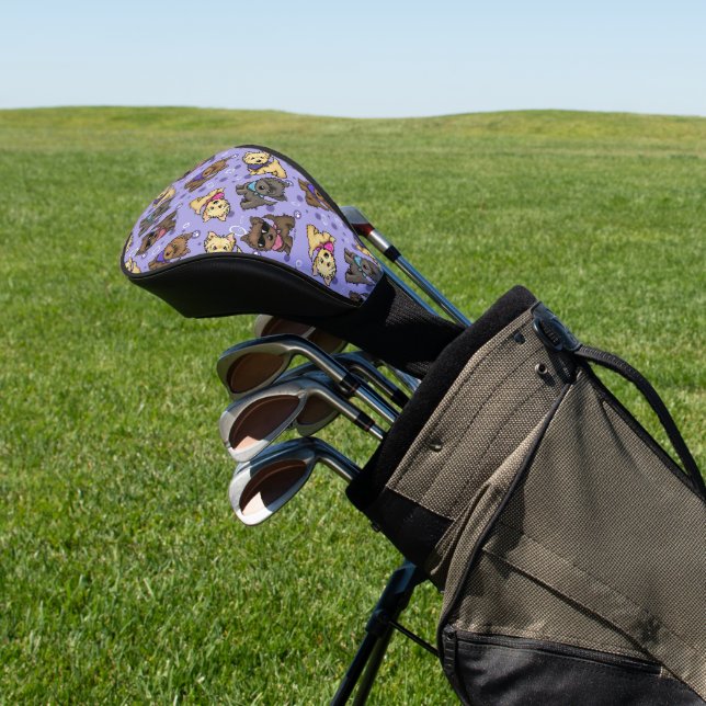 KiniArt Cutieface Cairn Golf Head Cover Golf Headcover (In SItu)