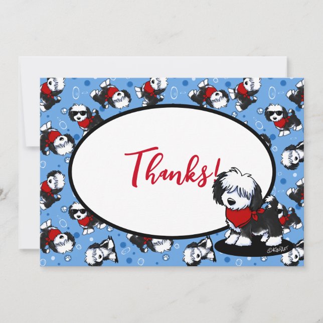 KiniArt Cutieface Havanais Carte de remerciements (Devant)