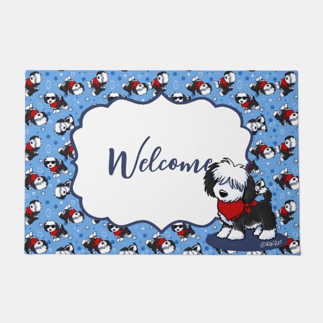 KiniArt Cutieface Havanese Doormat Fußmatte (Vorderseite)