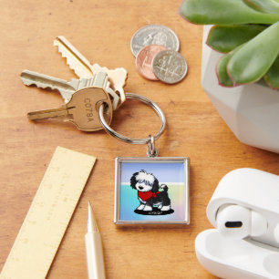 KiniArt Cutieface Havanese Schlüsselanhänger