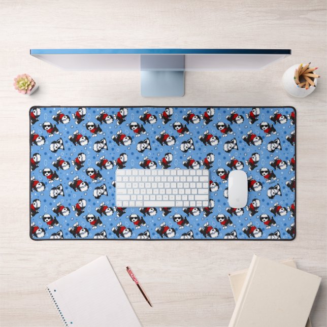 KiniArt Cutieface Sheepdogs Desk Mat Schreibtischunterlage (Büro 1)