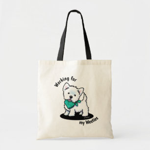 KiniArt Cutieface Westie-Tasche Tragetasche