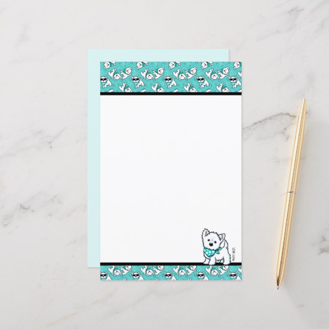 KiniArt Cutieface Westies (Vorderseite/Rückseite Beispiel)