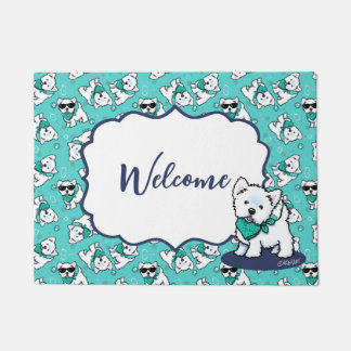 KiniArt Cutieface Westies Doormat Fußmatte