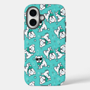 KiniArt Cutieface Westies iPhone 16 Hülle