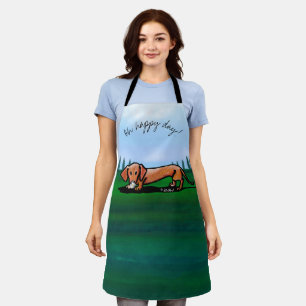 KiniArt Dackel All-over Print-Schürze Schürze