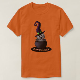 KiniArt Doodle Chien sorcier Halloween T-shirt