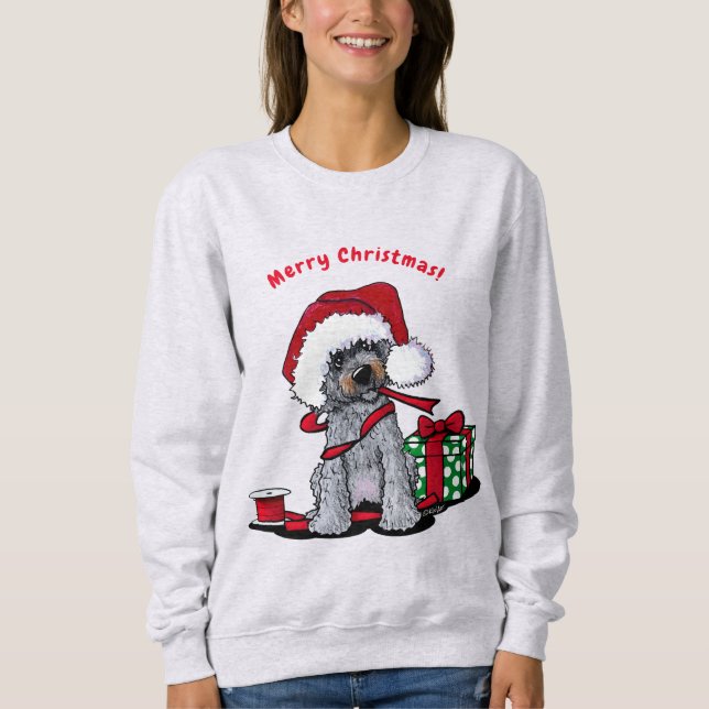 KiniArt DoodleMoji Sweatshirt de Noël (Devant)