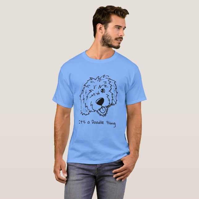 KiniArt Doodlemoji WINKING DOODLE T - Shirt (Vorne ganz)