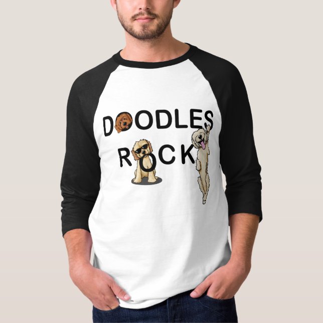 KiniArt Doodles Rock T-Shirt (Vorderseite)