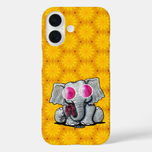 KiniArt Elephant iPhone 16 Hülle