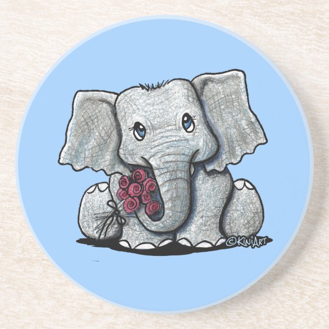 KiniArt Elephant Untersetzer (Vorne)