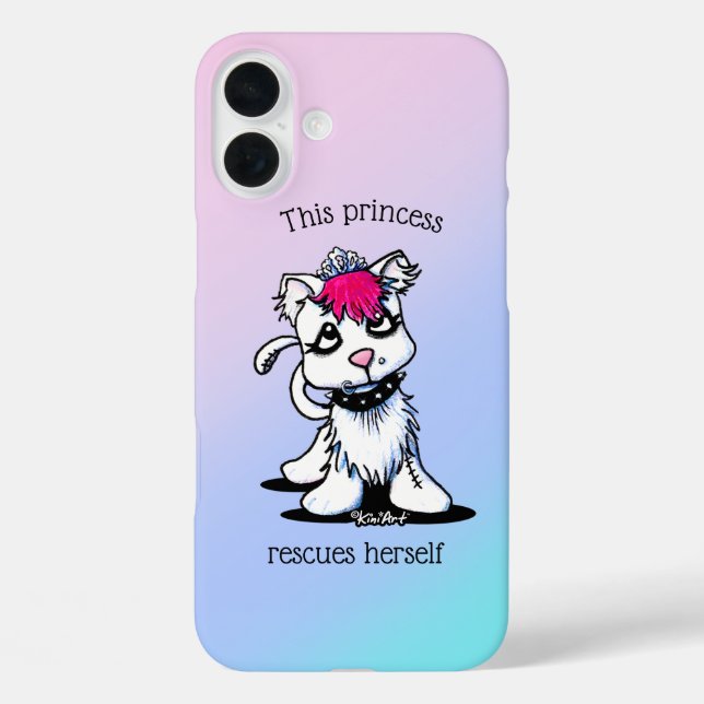KiniArt Feminine AF iPhone Case (Rückseite)