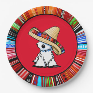 KiniArt Fiesta Westie Papierplatte Pappteller
