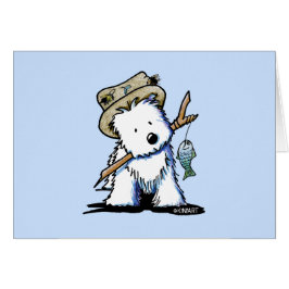 KiniArt Fishing Westie