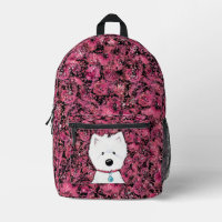 KiniArt Fluffy Westie Blumenbilder