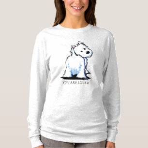 KiniArt Fluffybutt Westie T-Shirt