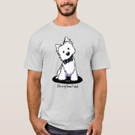 KiniArt Formal Wear Westie T - Shirt