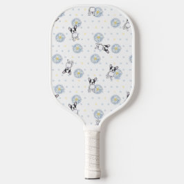 KiniArt Frenchies and Daisies Pickleball Schläger