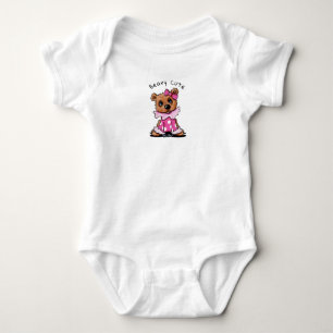 KiniArt Girlie Bear Baby Strampler