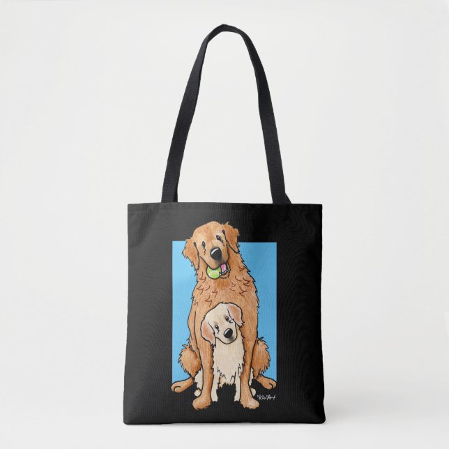 KiniArt Golden Retrievers Tasche (Vorderseite)