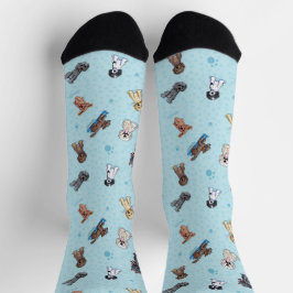 KiniArt Goldendoodle DoodleMoji Socken