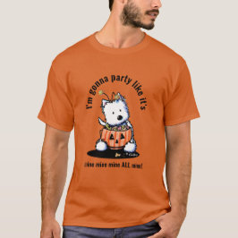 KiniArt Halloween Westie T-Shirt