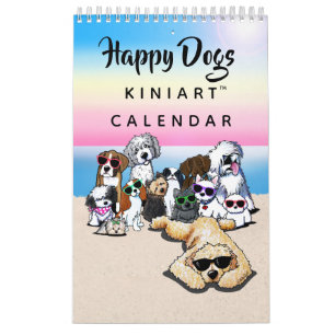 KiniArt Happy Hogs Kleiner Kalender