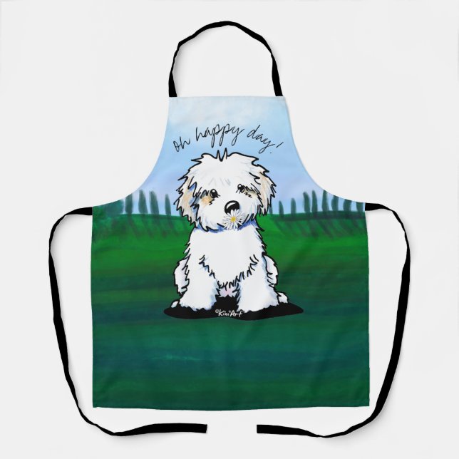 KiniArt Havanese All-Over Print Schürze (Vorderseite)