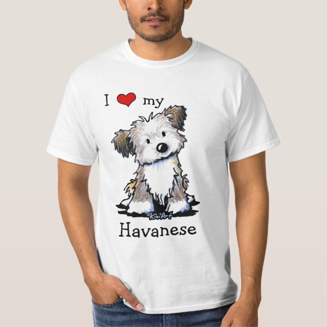 KiniArt Havanese T-Shirt (Vorderseite)