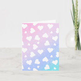 KiniArt Hearts Valentinstag Card Dankeskarte