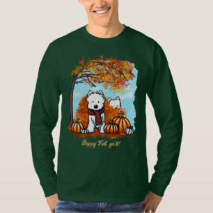 KiniArt Herbst Westies T-Shirt