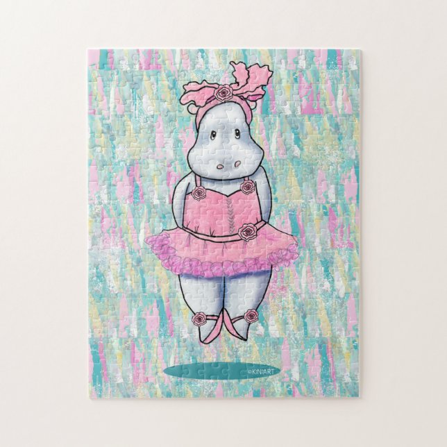 KiniArt Hippo Ballerina (Vertikal)